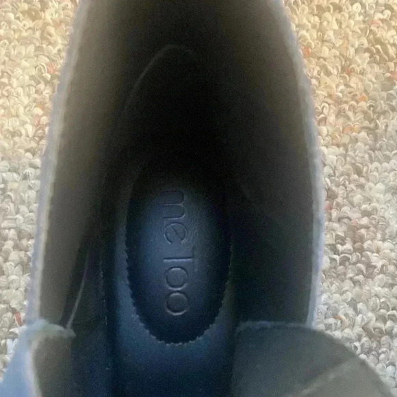 Me Too Navy Blue Suede Leather Heeled Ankle Boot size 9m - Picture 9 of 11